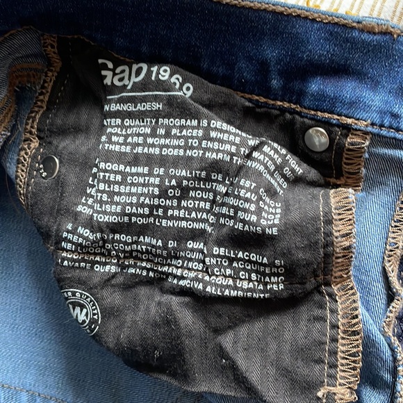 Gap Dark-Wash Resolution True Skinny Jean - size 28 short - Picture 8 of 9